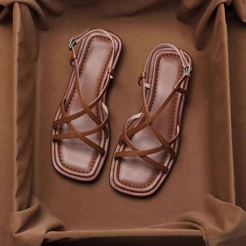 Augustina | Italian Leather Band Sandals