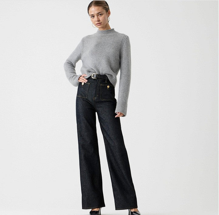 Johanne | High Waist Wide Leg Denim Jeans