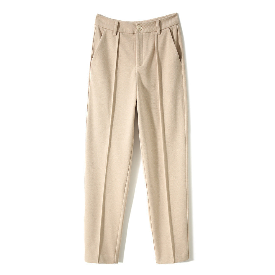 Pascaline | Wool Blend Tapered Trousers