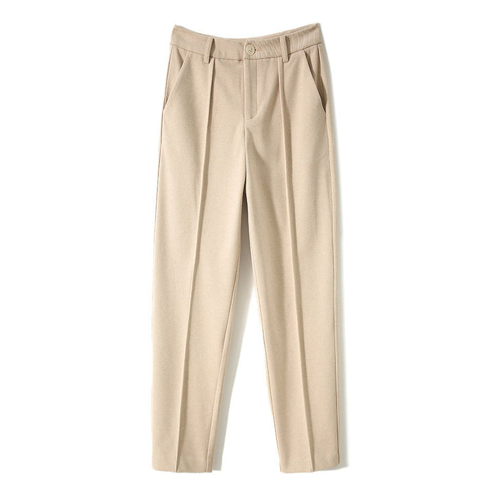 Pascaline | Wool Blend Tapered Trousers