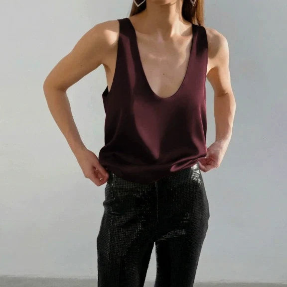 Médard | Satin Weave Base Layer Tank