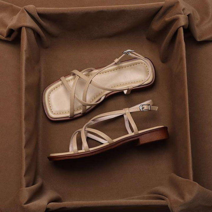 Augustina | Italian Leather Band Sandals