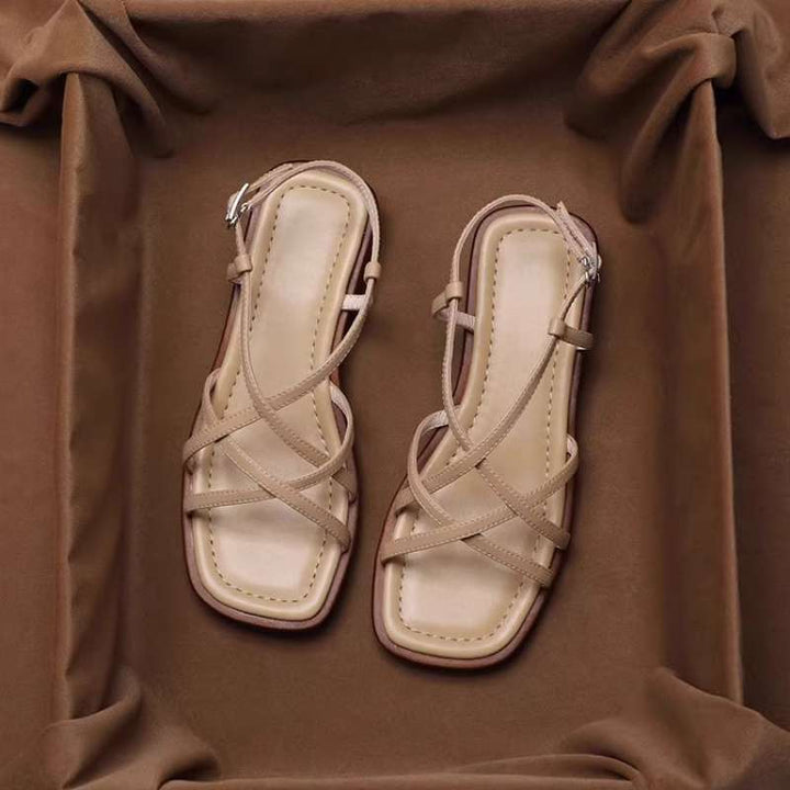 Augustina | Italian Leather Band Sandals