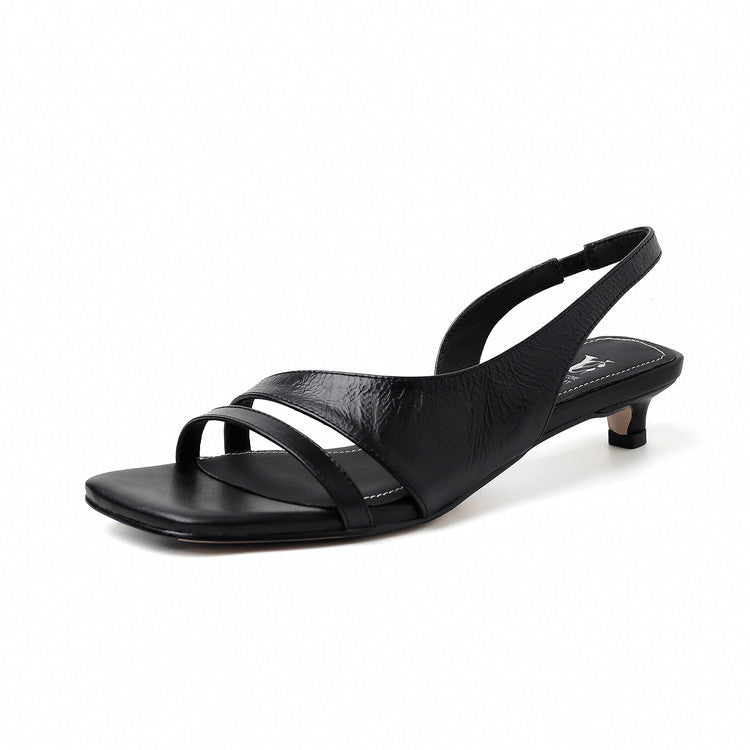 Estella | Sheepskin Lined Tie Strap Heels