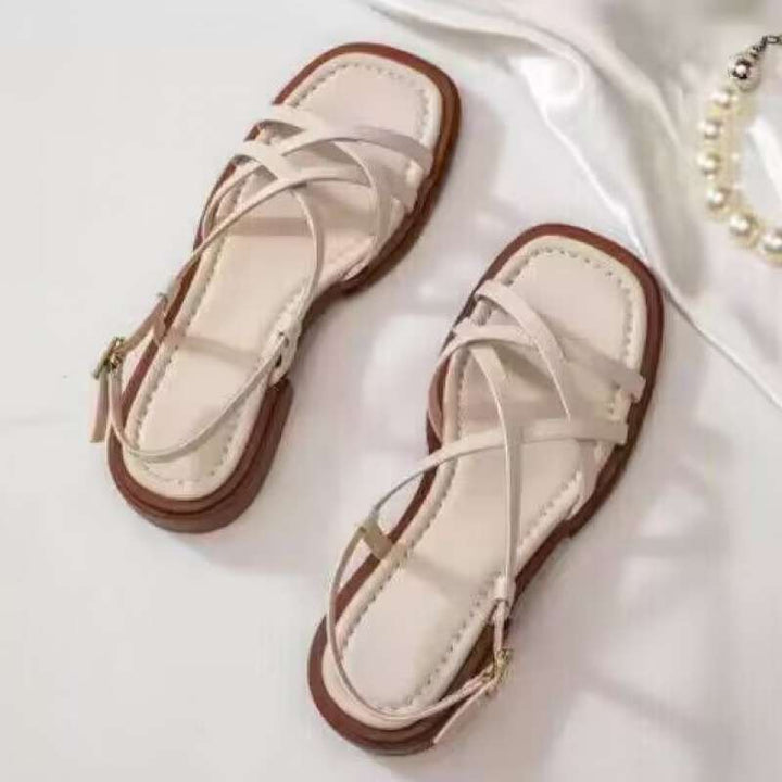 Augustina | Italian Leather Band Sandals