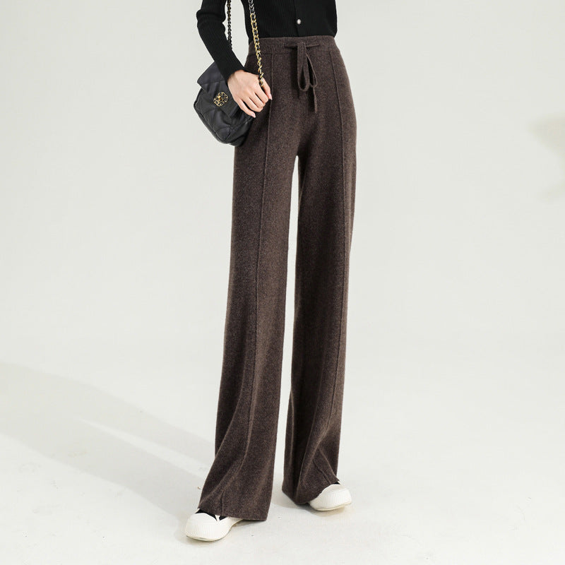 Hectorine | Merino Wool Wide Leg Trousers