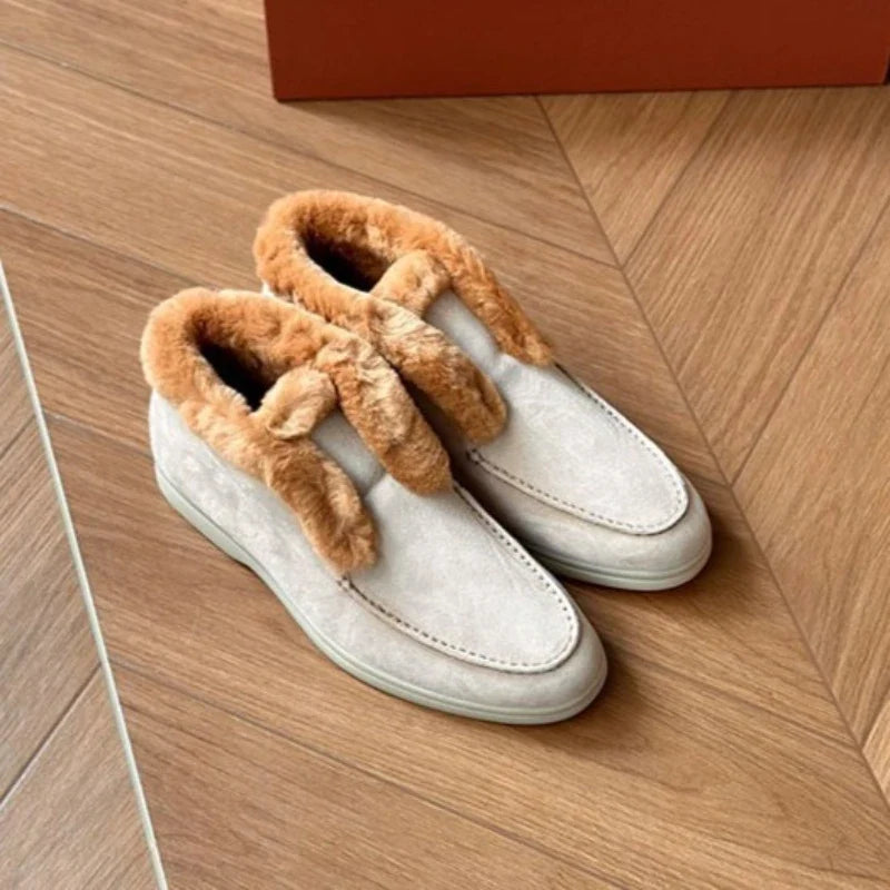 Lila | Shearling-Lined Loafer Boots