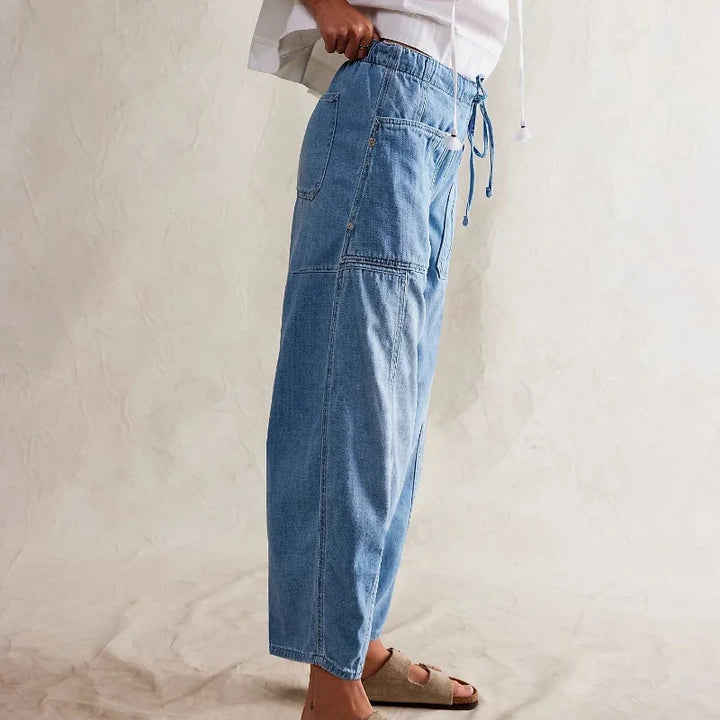 Maryse | Pull-On 100% Cotton Denim Jeans
