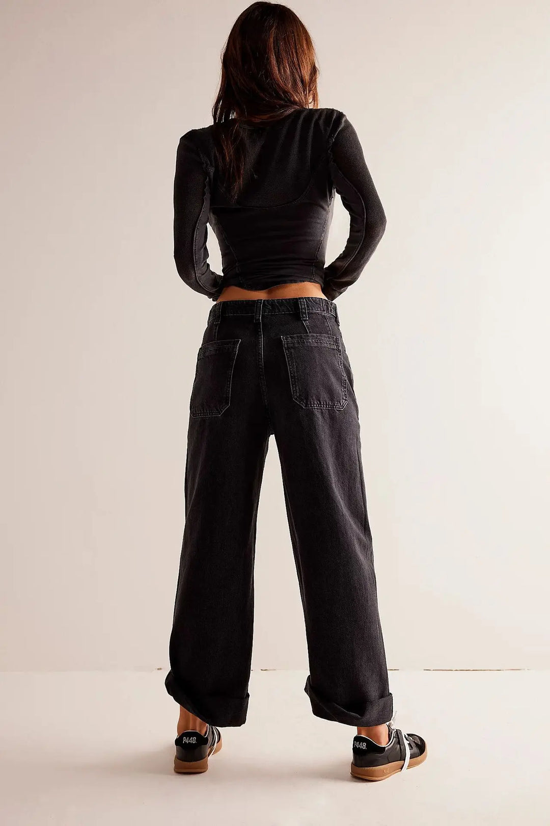 Modestine | Rigid Cotton Wide Leg Jeans