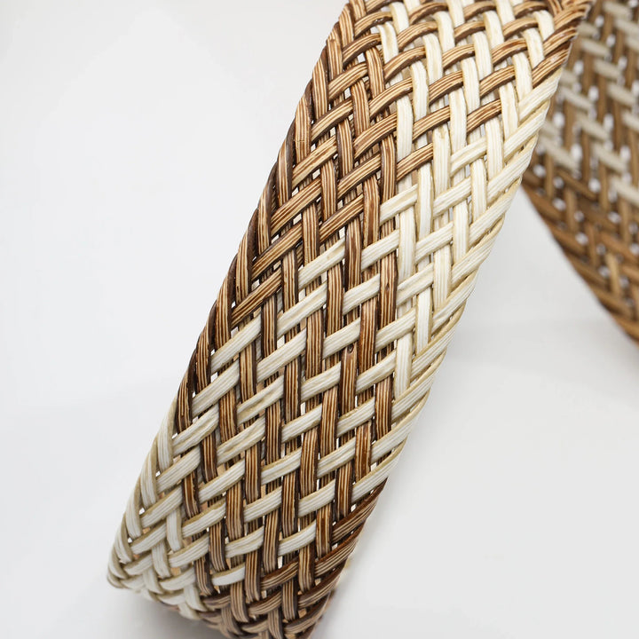 Woven Stretch Belt, Hooked Gold Buckle