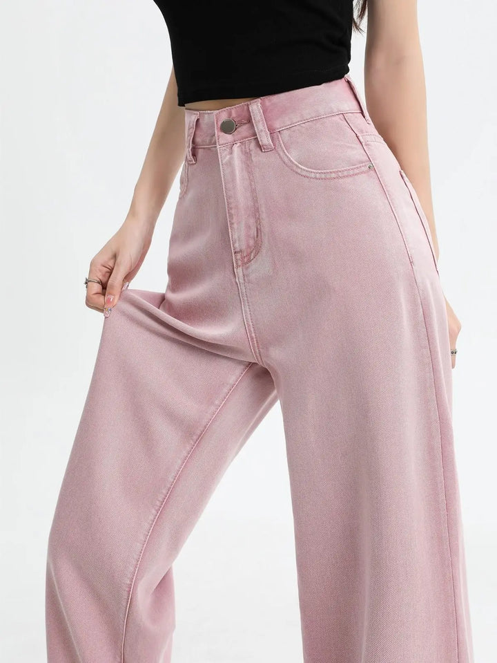 Jehanne | Loose High Waist Cotton Jeans