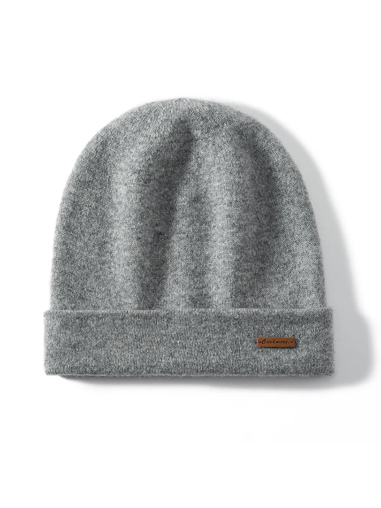 Double Layer Cashmere Beanie