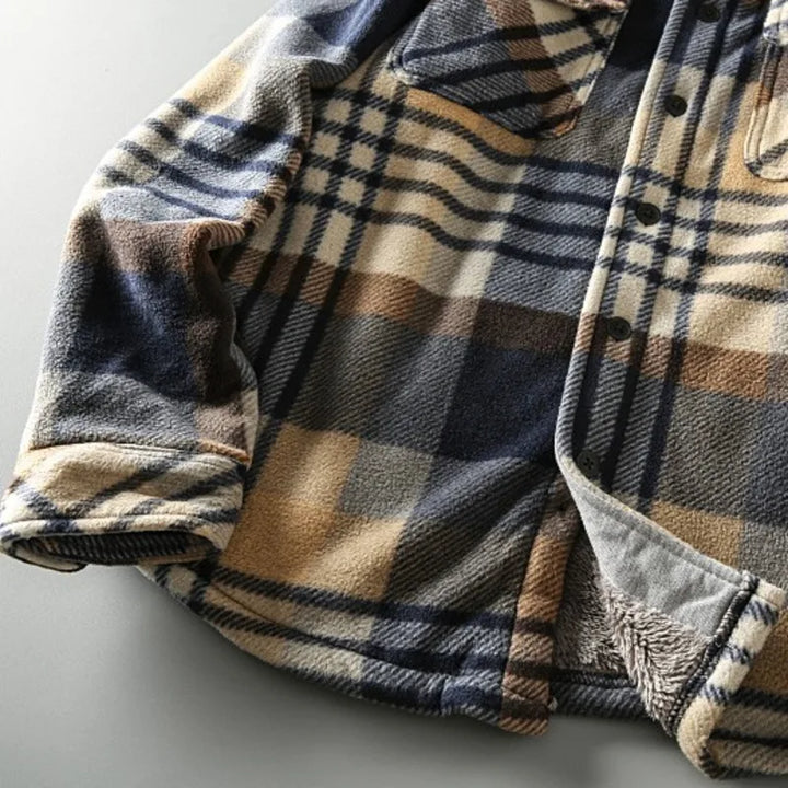Patrice | Fleece Lined Flannel Shirt Jacket