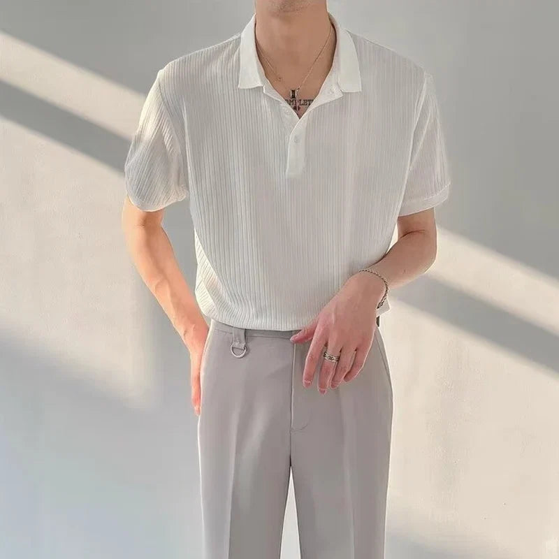 Dollard | 100% Cotton Ribbed Knit Polo