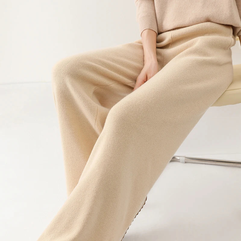 Gracieuse | 100% Merino Wool Knit Pants