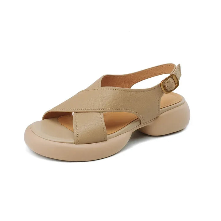 Bathilde | Crossover Band Padded Slides