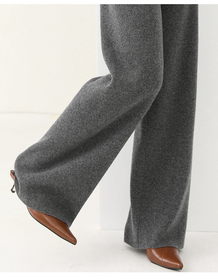Gracieuse | 100% Merino Wool Knit Pants