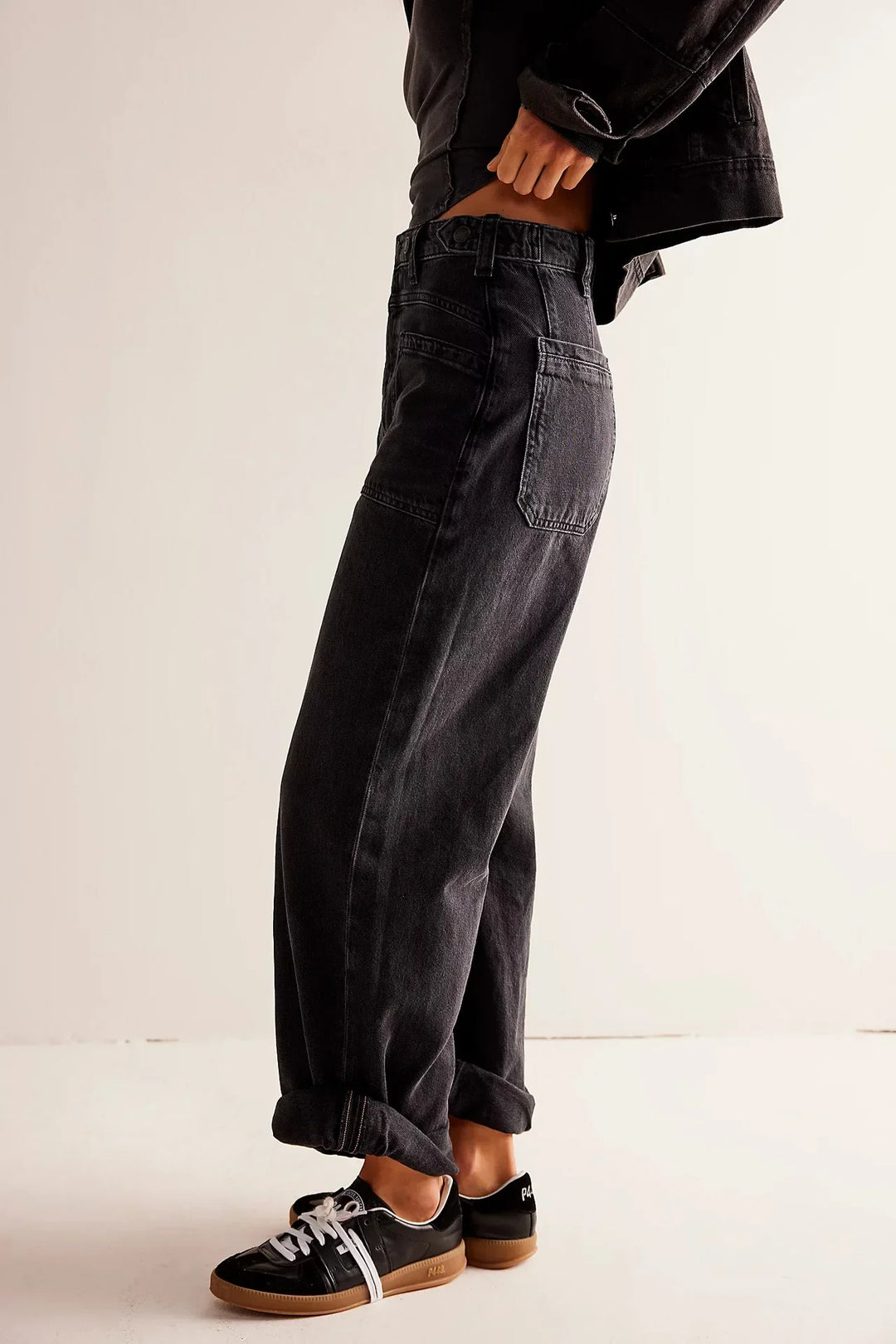 Modestine | Rigid Cotton Wide Leg Jeans