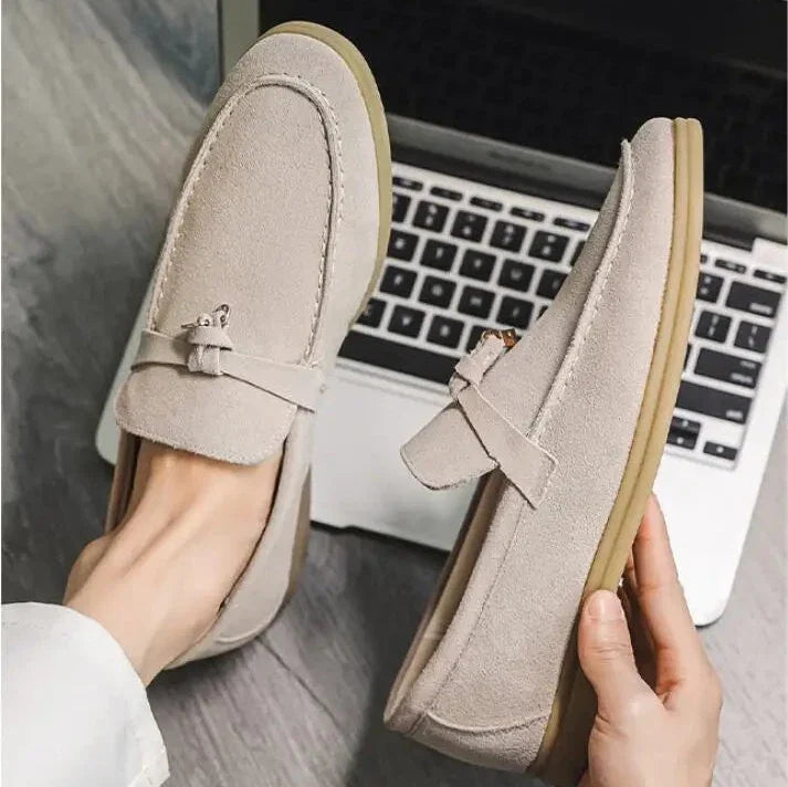 Maxime | Genuine Suede Tassel Loafers