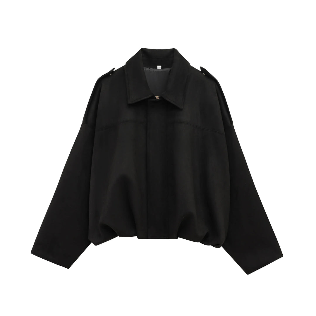 Roseanne | Oversized Suede Bomber