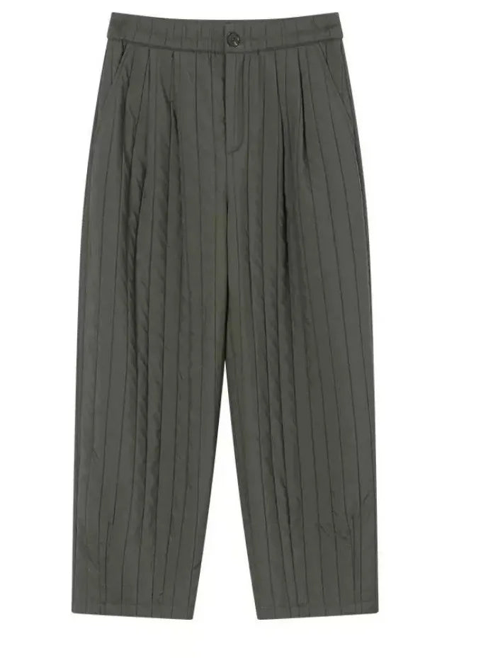 Helene | Quilted Insulated Wide Leg Pants