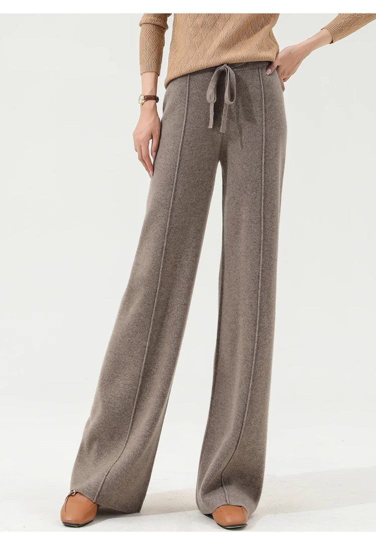 Hectorine | Merino Wool Wide Leg Trousers