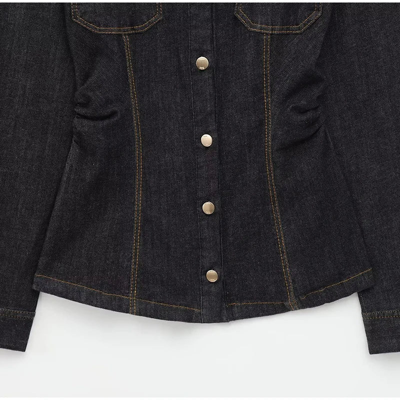 Anne | Heavy Denim Blazer and Trousers