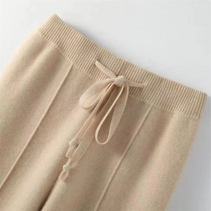 Hectorine | Merino Wool Wide Leg Trousers
