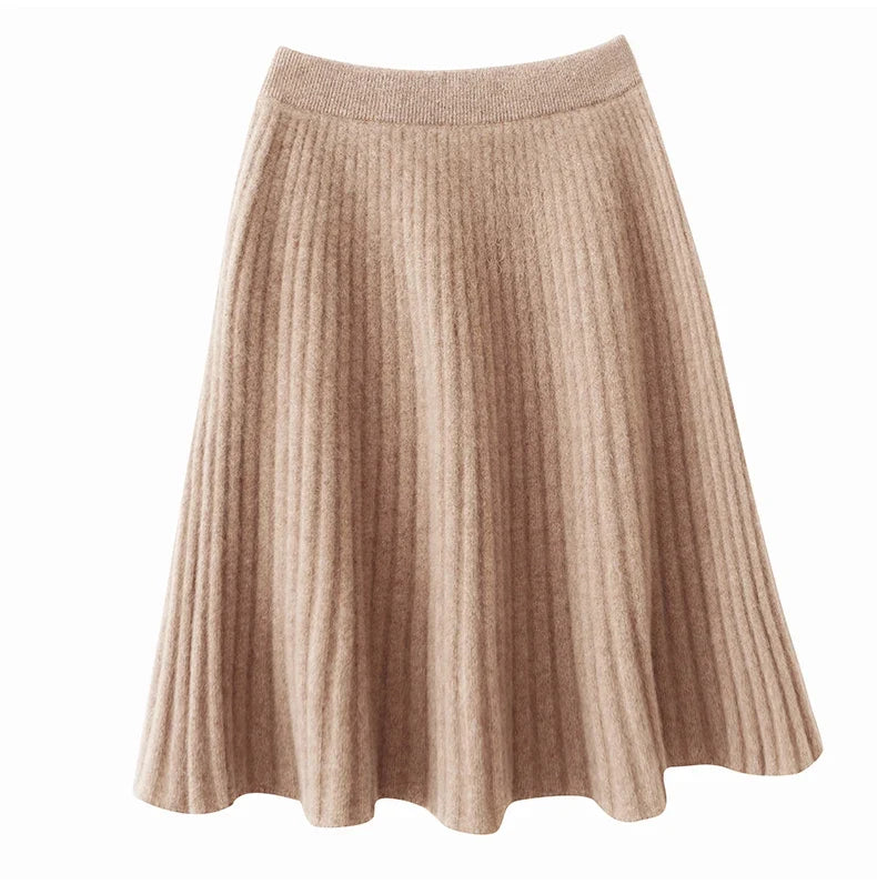 Laurentine | Merino Wool Mini Skirt