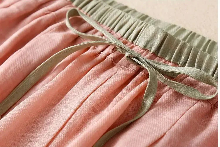 Daphne | 100% Linen Tapered Trousers