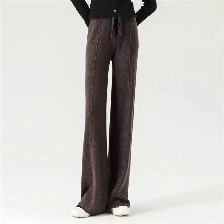 Hectorine | Merino Wool Wide Leg Trousers