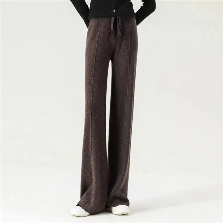 Hectorine | Merino Wool Wide Leg Trousers
