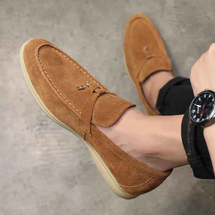 Maxime | Genuine Suede Tassel Loafers