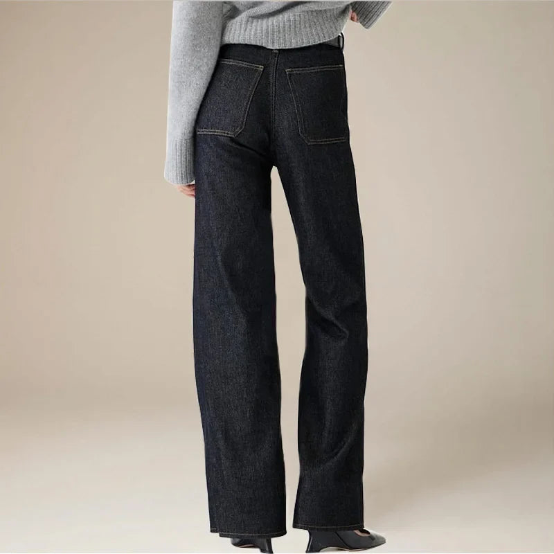Johanne | High Waist Wide Leg Denim Jeans