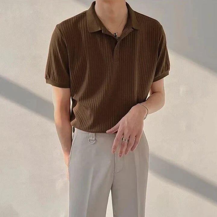 Dollard | 100% Cotton Ribbed Knit Polo