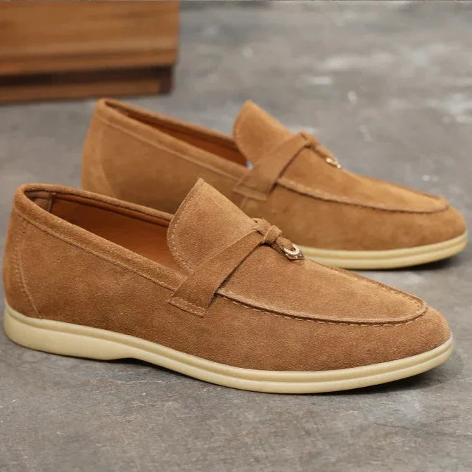 Maxime | Genuine Suede Tassel Loafers