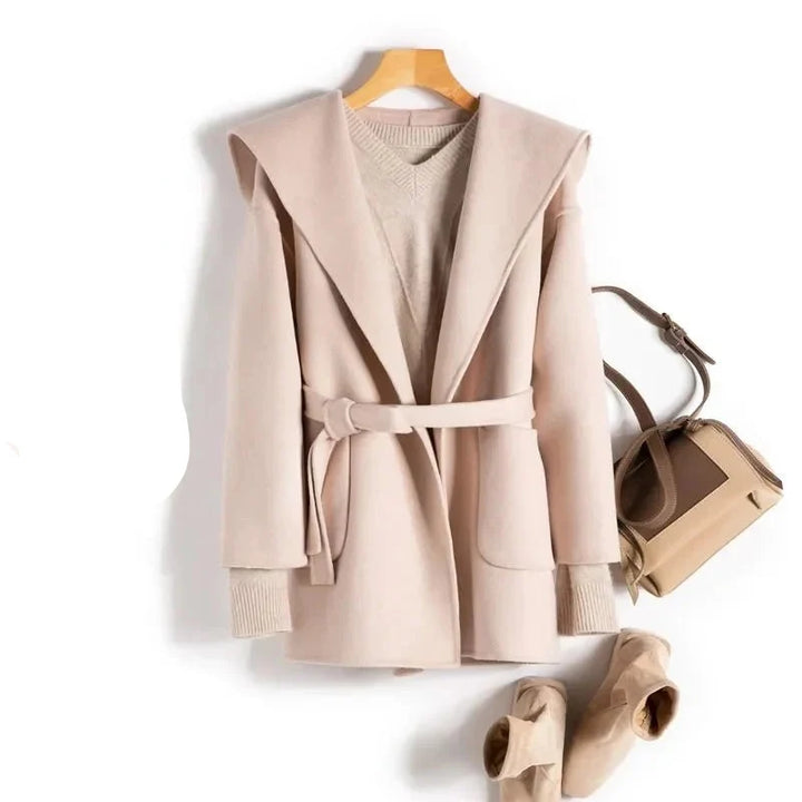 Bernadette | Cashmere Blend Hooded Coat