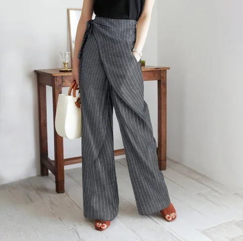 Paquerette | Cotton Pinstripe Trousers