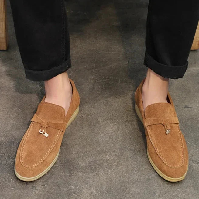 Maxime | Genuine Suede Tassel Loafers