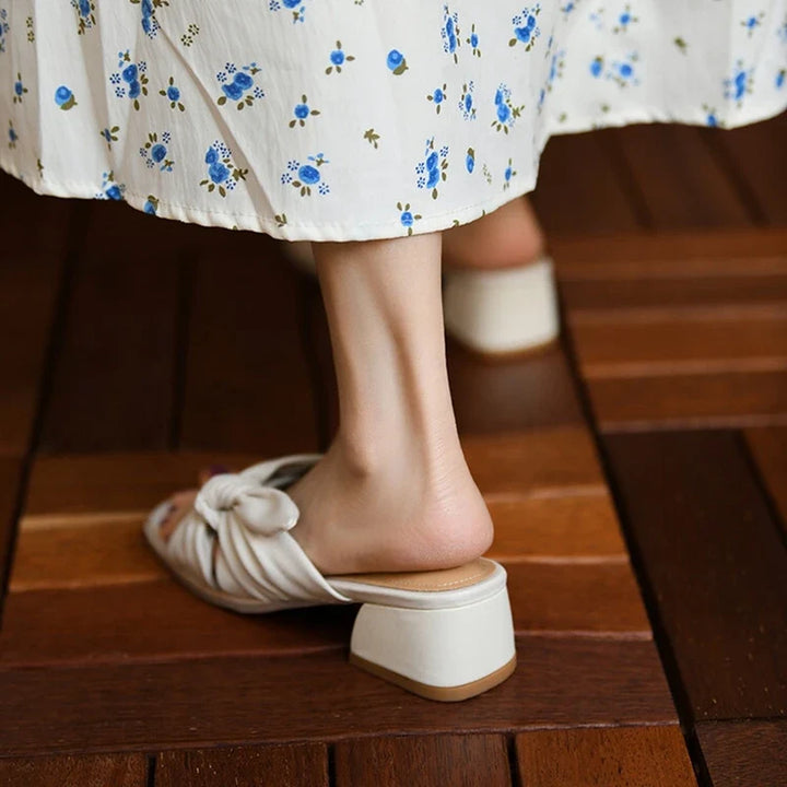Audrey | Sheepskin Slingback Sandals