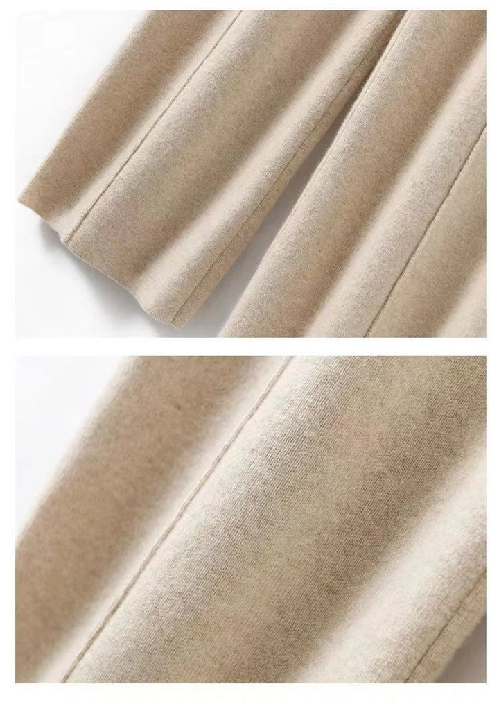 Hectorine | Merino Wool Wide Leg Trousers