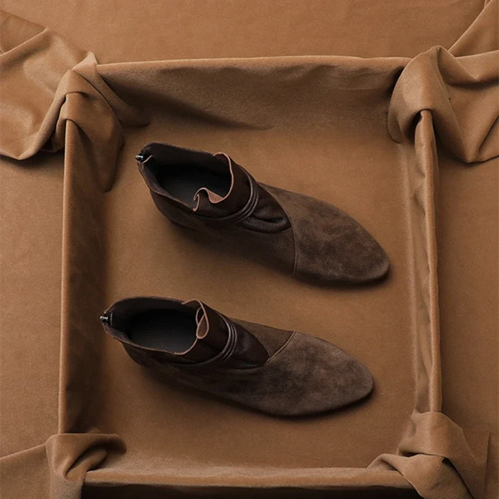 Rosemarie | Cow Suede Pointed Boots
