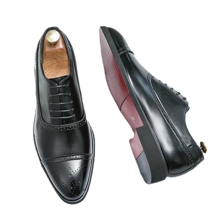 Frédéric | Red Sole Brogue Oxfords