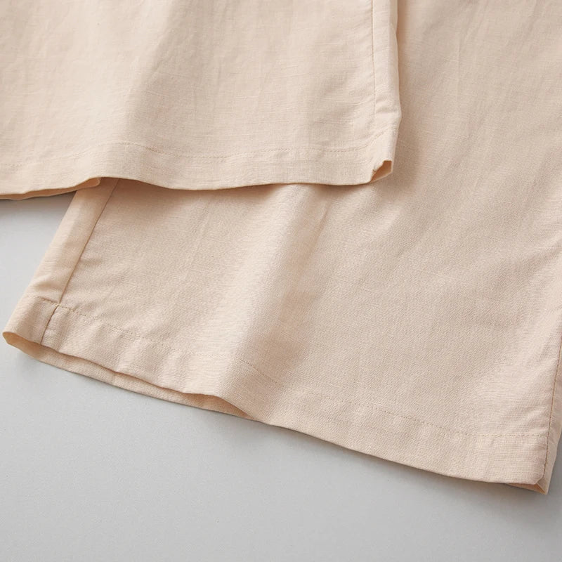 Petronille | Hidden Elastic Cotton Trousers