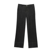 Anne | Heavy Denim Blazer and Trousers