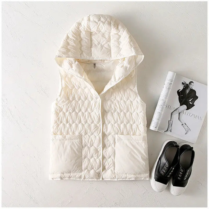 Gabrielle | 90% Down Hooded Vest