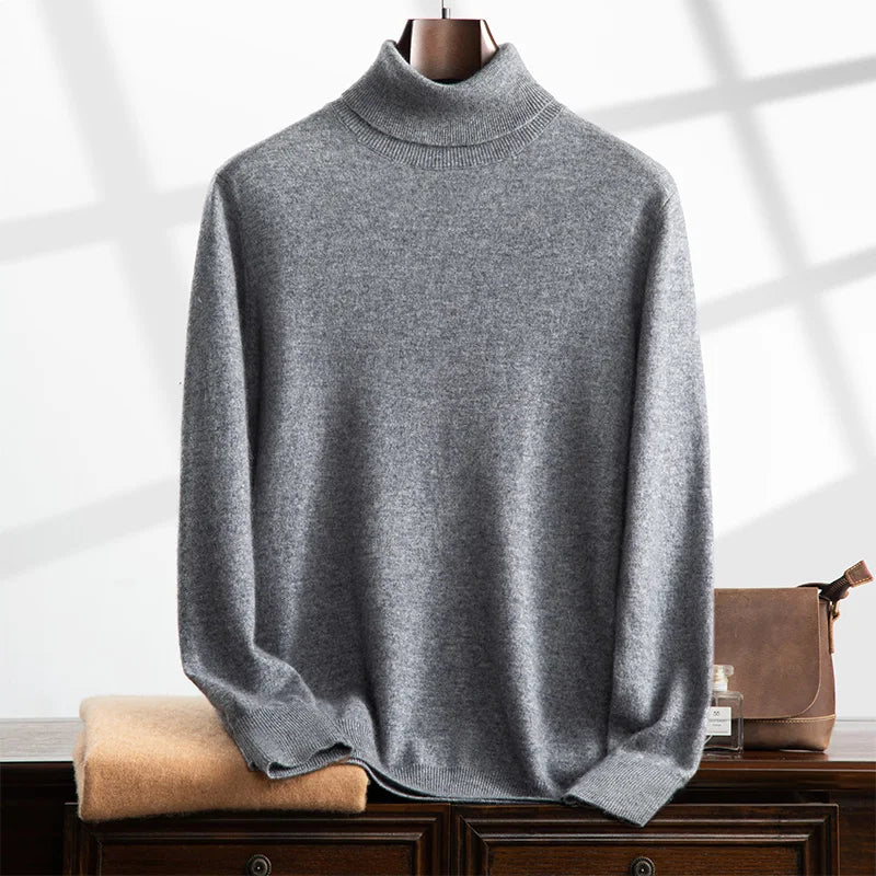 Jean-Guy | 100% Cashmere Low Turtleneck