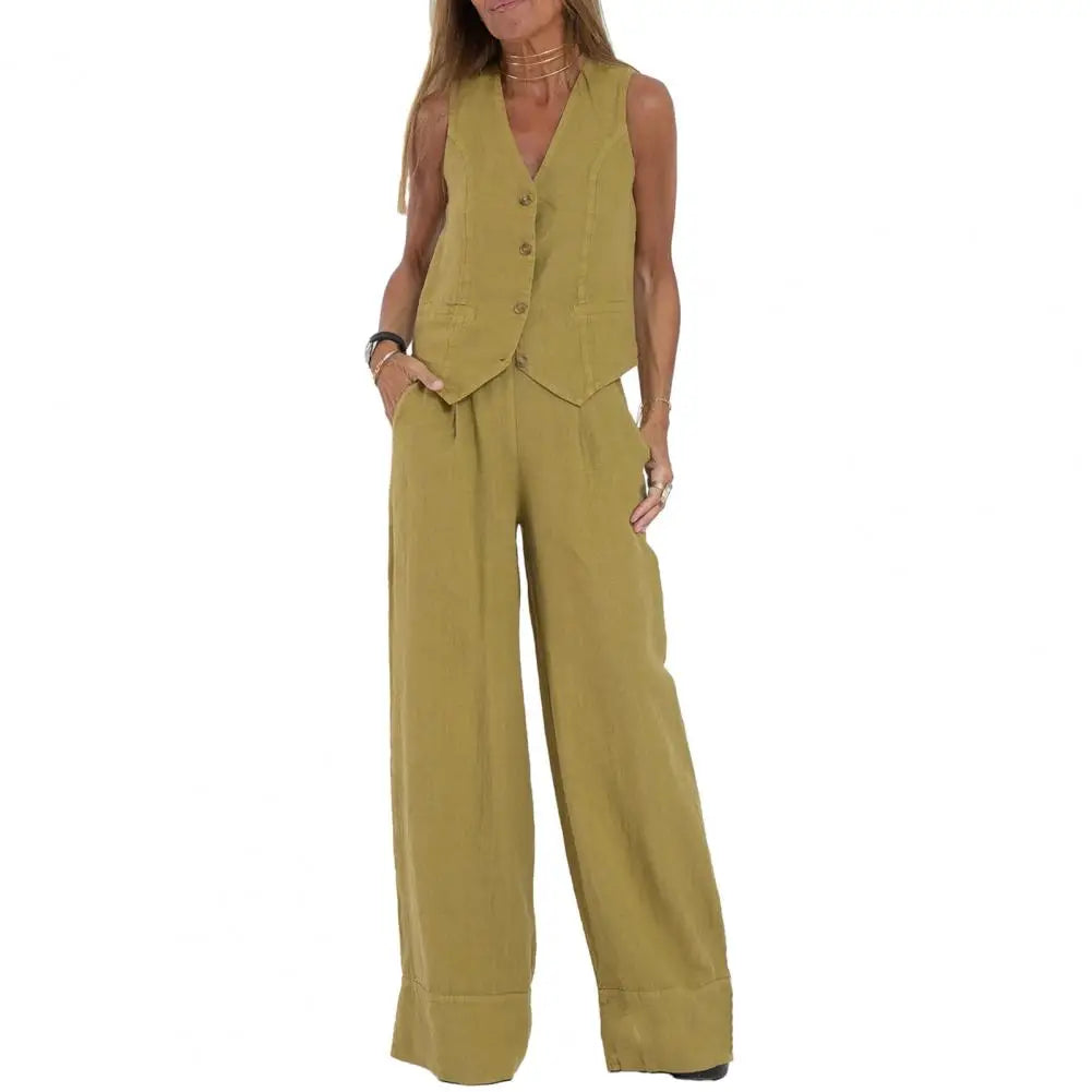 Clementine | Pure Linen Two Piece Set