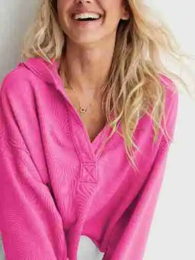 Philippa | 50% Cotton Cropped Hoodie