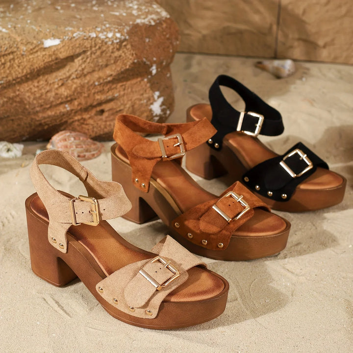 Ivy | Platform Block Heel Sandals